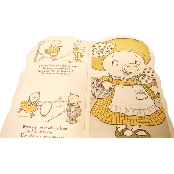 Antique 1918 "Puppy Squint" #041 Charles E. Graham Co. N.Y. Children Book - Picture 6 of 7